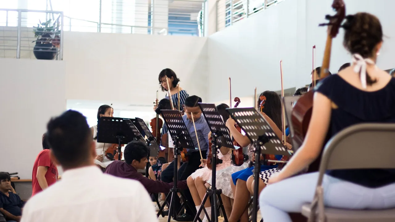 Ensayo de la Orquesta Escuela de Puerto Vallarta